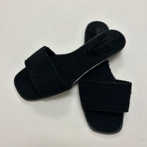 Mango Open-Toe Woven Sandal